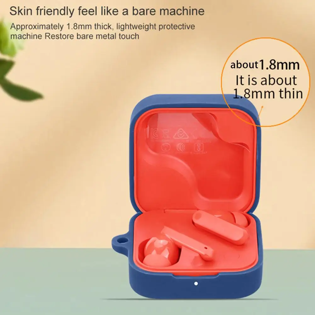 For CMF BudsPro 2 Earphone Silicone Protective Case Drop-Proof Dust-Proof Headphone Box Cover