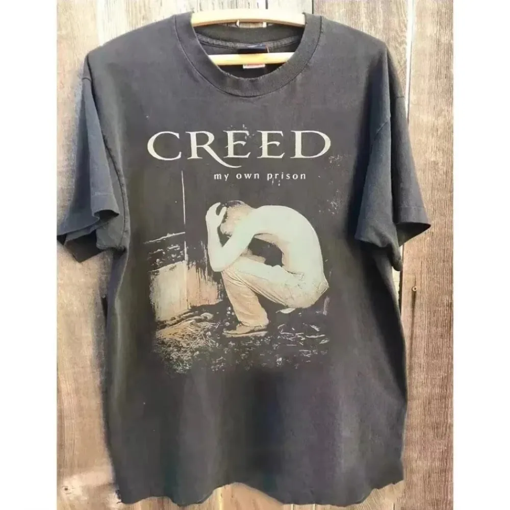 Creed Band Fan T-shirt Creed Tour Men's and Women's T-shirt for Spring and Summer New Products Casual and Fashionable Streetwear