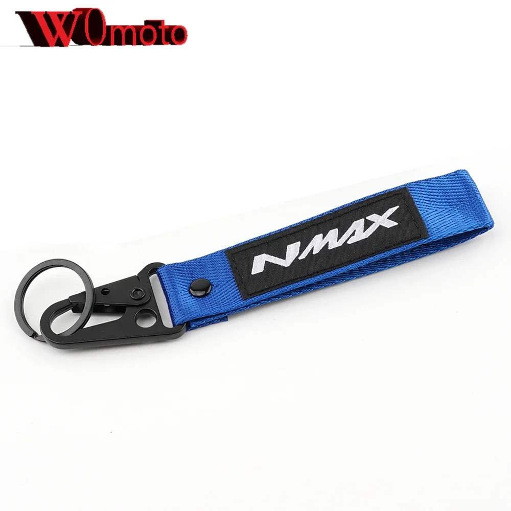 Embroidery Keychain For YAMAHA NMAX N-MAX 155 150 125 Motorcycle Accessories NMAX155 NMAX150 NMAX125 Key Chain Holder Keyring