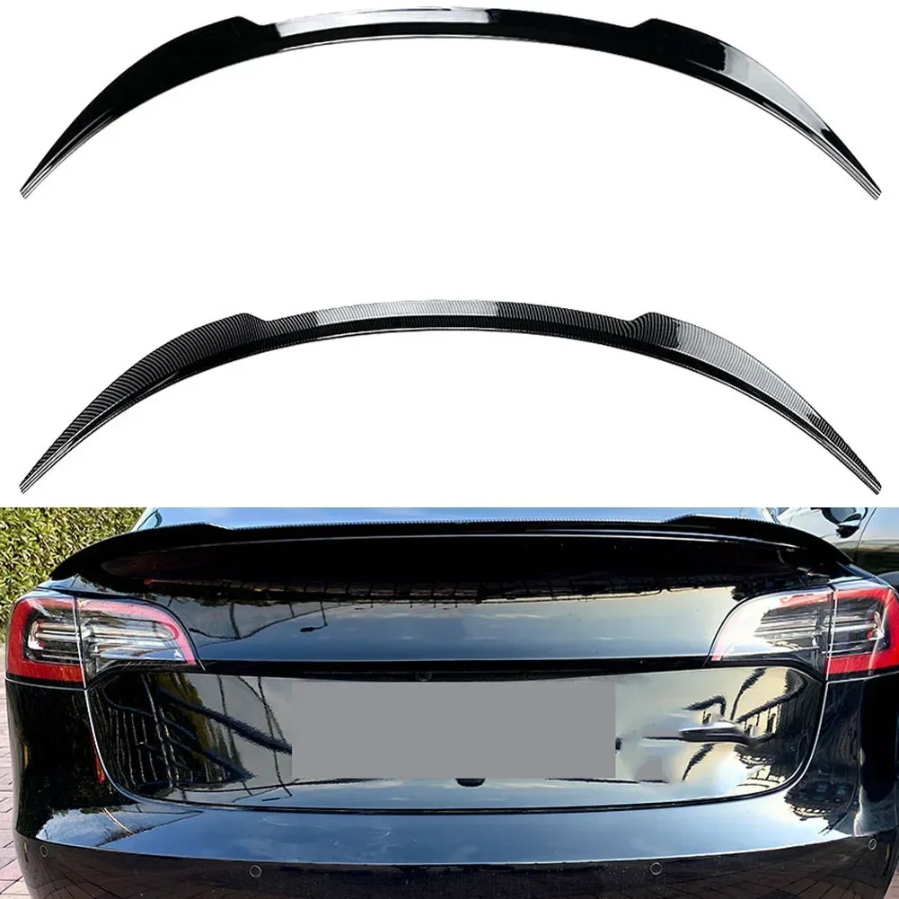 

Автомобильный спойлер багажника с фиксированным крылом для Tesla Model 3 2016-2019, хвостовое крыло, автомобильные аксессуары, комплекты кузова, максимальный стиль