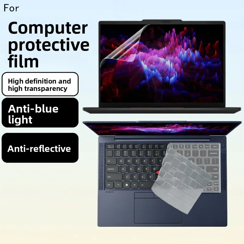 Anti-reflective and anti-blue protective film for ThinkPad E14/L14 Gen 8/7/6 computer screen film and keyboard film