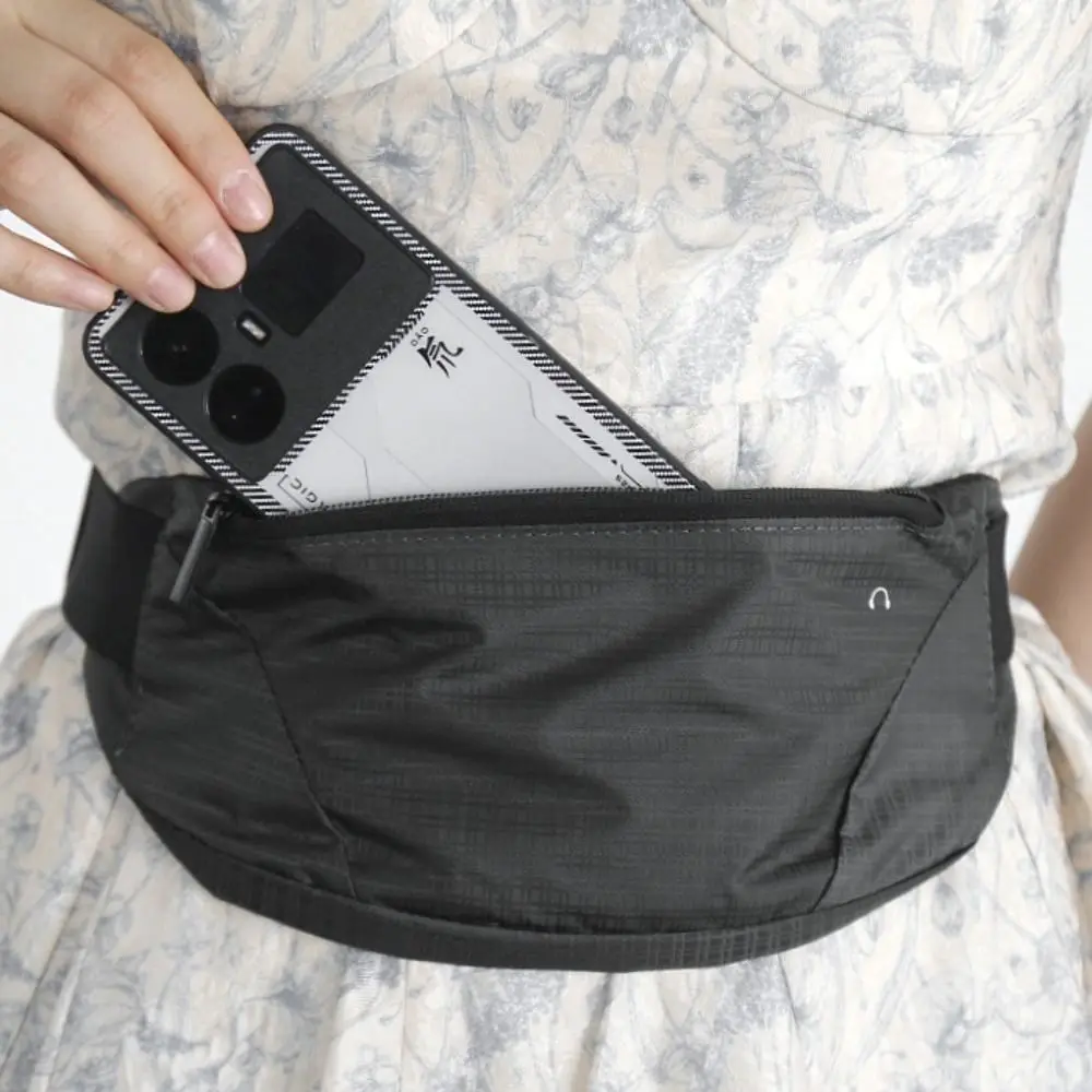 Three-section Running Waist Bags Breathable Waterproof Marathon Running Bag Multi-function Lightweight Sports Phone Bag