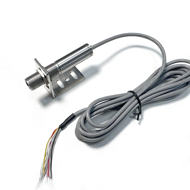 Czujnik temperatury przewodowy M12, przemysłowy, wysoka precyzja, wyjście 0-5V 0-10V, czujnik temperatury na podczerwień