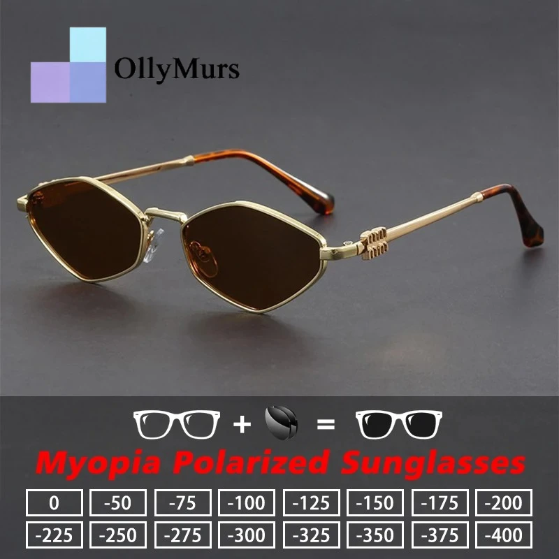 

Солнцезащитные очки OLLYMURS Street Fashion для женщин, многоугольные, для коррекции зрения, ретро-дизайн, для вождения, с защитой UV400, с возможностью индивидуальной настройки, поляризационные, с диоптриями