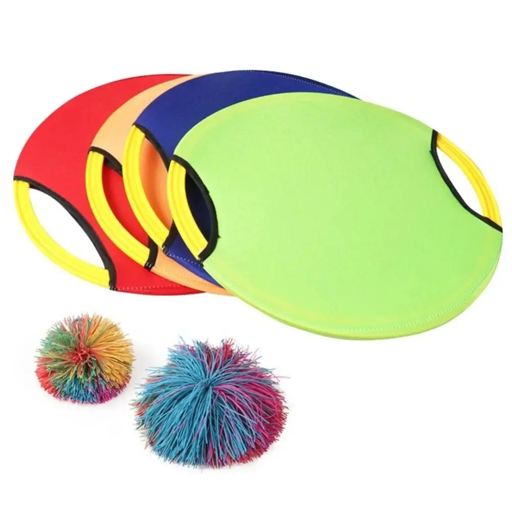 Parent-Unisex Interactive Throw Catching Ball Elastic Plate Training Funny Ball Rackets Easy Apply Ball