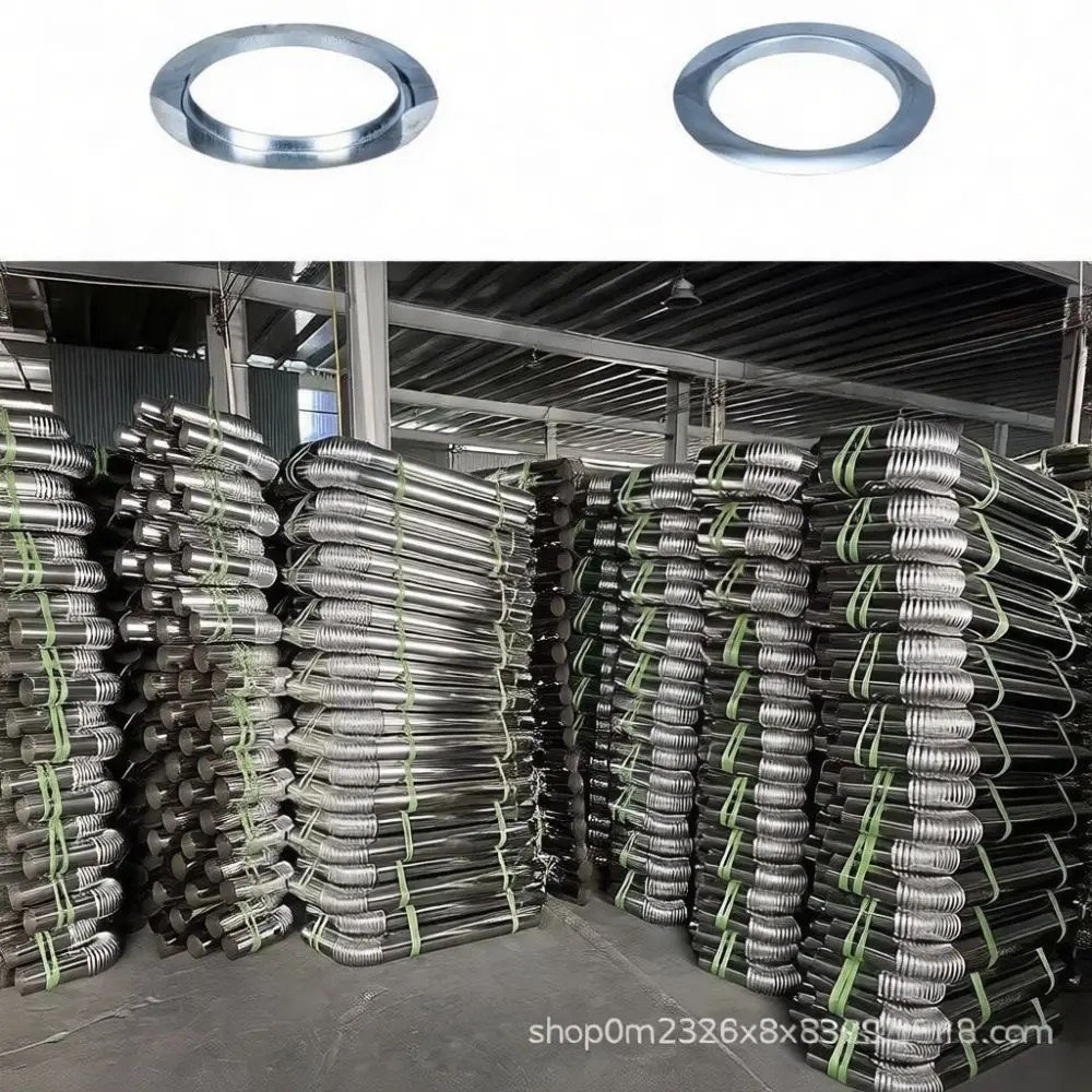 Thickened Stainless Steel Chimney Pipe Wood Stove Vent Tube Durable Exhaust Connector Heating Equipment Flue Ducting