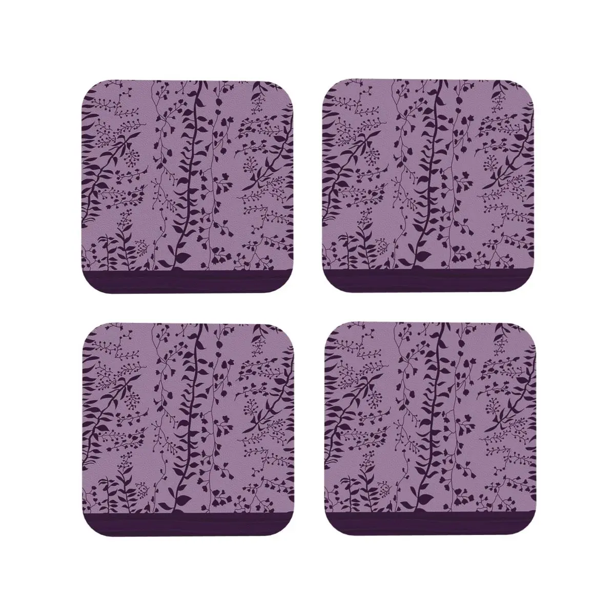 مجموعة المعزي بيلا سوان - الإصدار 2 قواعد أكواب توايلايت ساغا فانارت كوب عازل للمطبخ، سجادات القهوة، مجموعة من 4 قطع #4