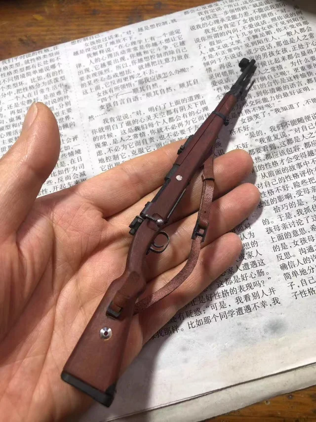 1:6 スケール第二次世界大戦ドイツ G33/40 ライフルミリタリーモデル金属と無垢材のレプリカコレクタブル 12 インチアクションフィギュア用