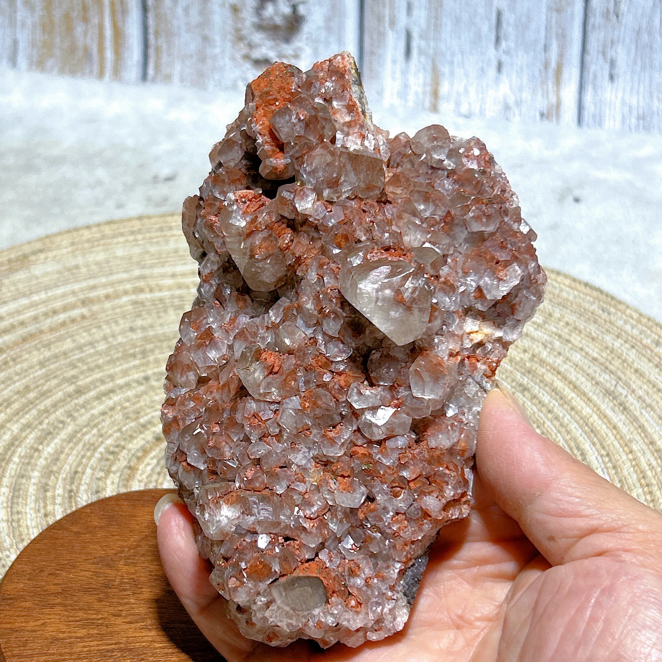 Healing Natural Crystal Diamond Druzy Calcite Specimen Raw Stone High Quality Gemstone Reiki Mineral Energy Home Decoration Gift