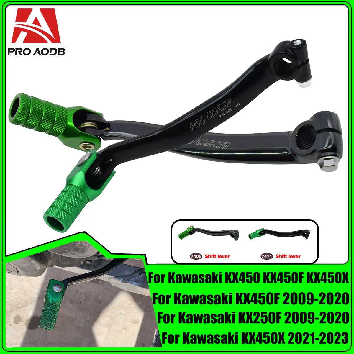 CNC Alloy Gear Shifter Shift Lever For kx60 85-02 KX80 91-00 KX85 01-15 KX100 96-16 Dirt Bike Motocross MX Off Road