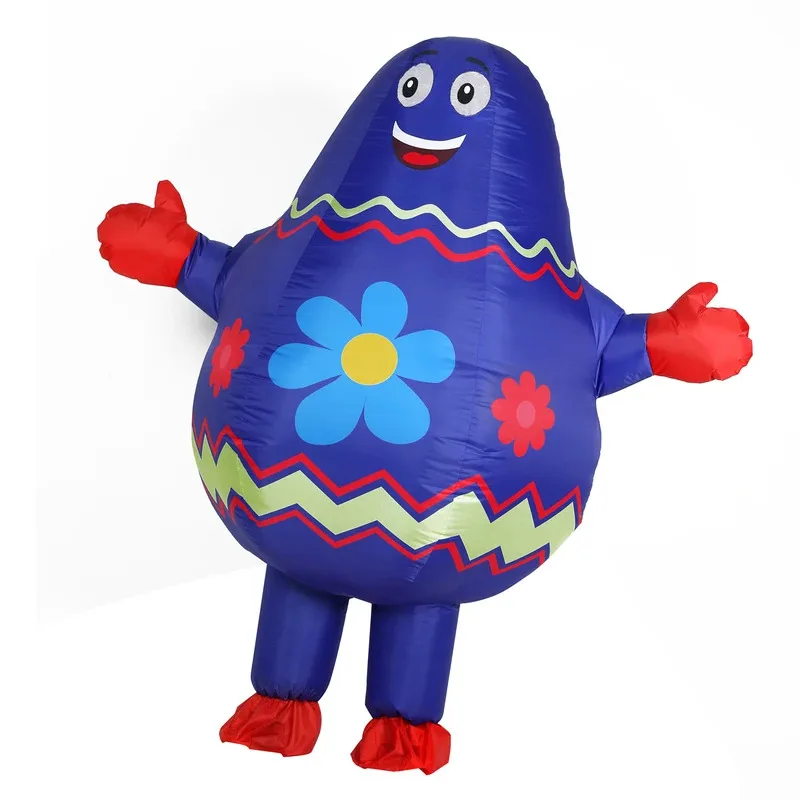 

New Easter Egg Inflatable Suit Blow Up Costume Adult for Easter Advertising Christmas Halloween Cartoon Cute Egg Supplies