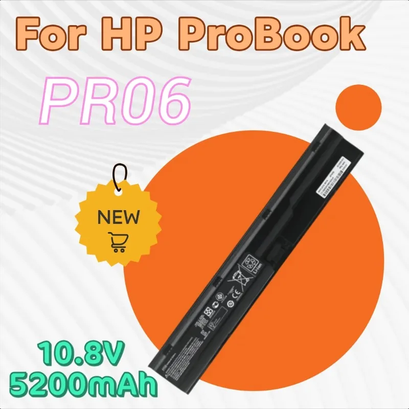 

Новый сменный аккумулятор для ноутбука 10,8 В 5200 мАч PR06 для HP ProBook 4330s 4331s 4430s 4431s 4435s 4436s 4441s 4530s 4535s PR09