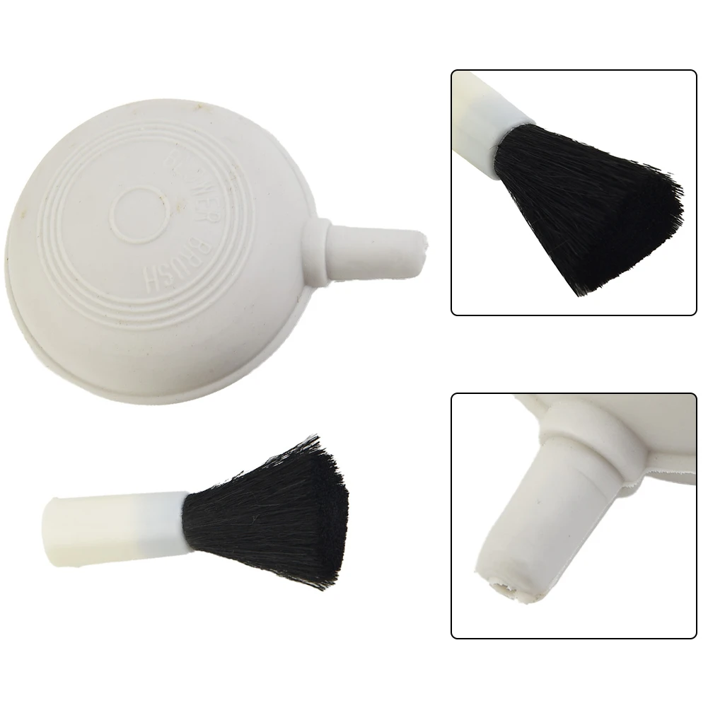 

Brushes Air Blower Brush 4.33*1.96Inch Air Blower Brush Black Fiber Plastic White Antiques Brand New Cleaning Tools