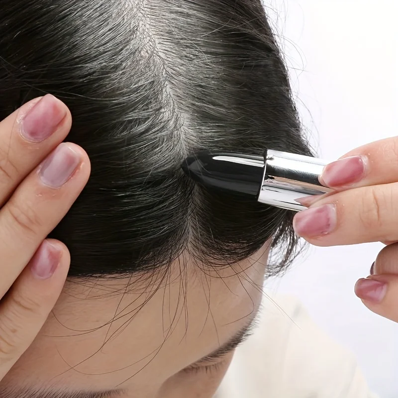 Hair color pens, hair sticks, long-lasting and fast temporary hair dye coverage, white hair dye non-toxic hair dyeing