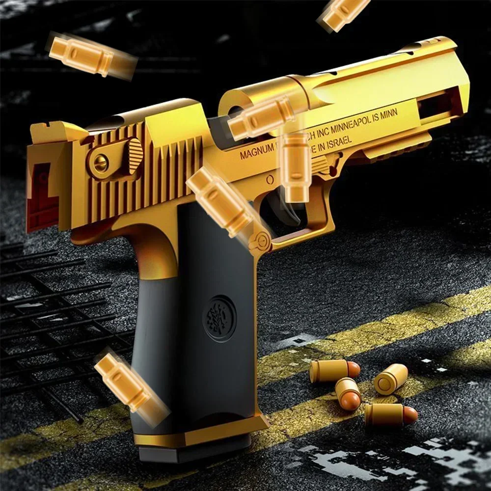 

CEducational Toy Gun Shell Ejecting 3Toy Foam Soft Bullet Blaster For Kids Boys Adults Airsoft Pistol Children Birthday GiftM