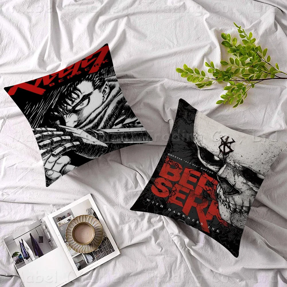 Anime Berserk Pillow Anime Pillow Sofa Bed Head Pillow Cover Cushion Cover 45x45 Cm Fashion