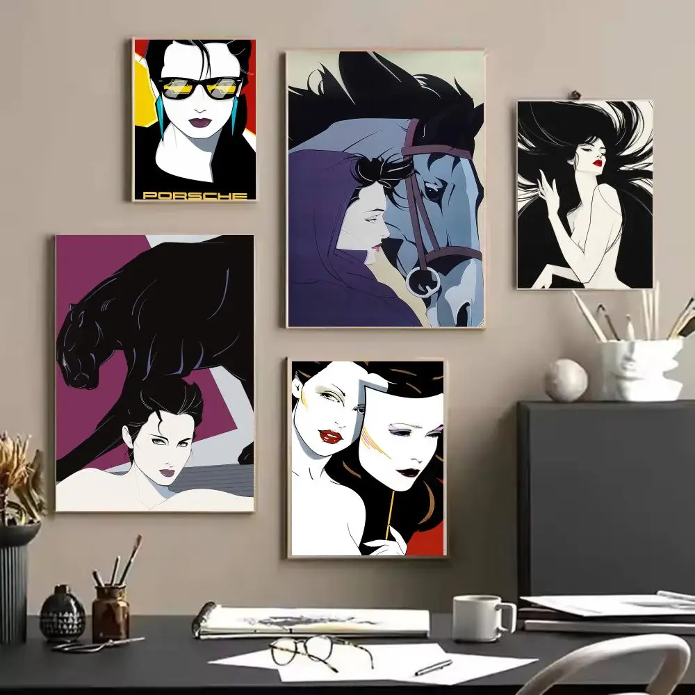 Artist P-Patrick N-Nagel Poster Modern Aesthetic Wall Art | Stylish Bedroom Home Decor & Unique Gift Ideas