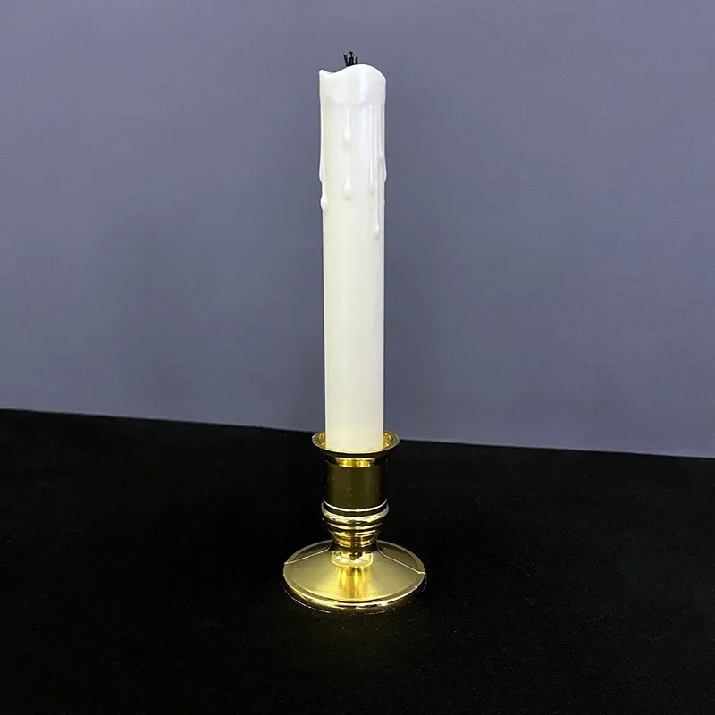 Candlestick For Super Candle by J.C Magic Tricks Replacement Not Inludes the White Candle Magic Accessories Props