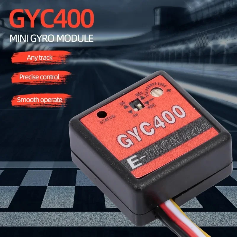GYC400 Mini moduł żyroskopu serwo żyroskop czułość regulowana dla samochodów RC łodzie ramki do dronów Model sterowania napędem driftu