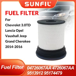 04726067AA 4726067AA 9513912 95174479 Fuel Filter For Chevrolet 3.0TD Lancia Opel Vauxhall Jeep Grand Cherokee 2014-2016