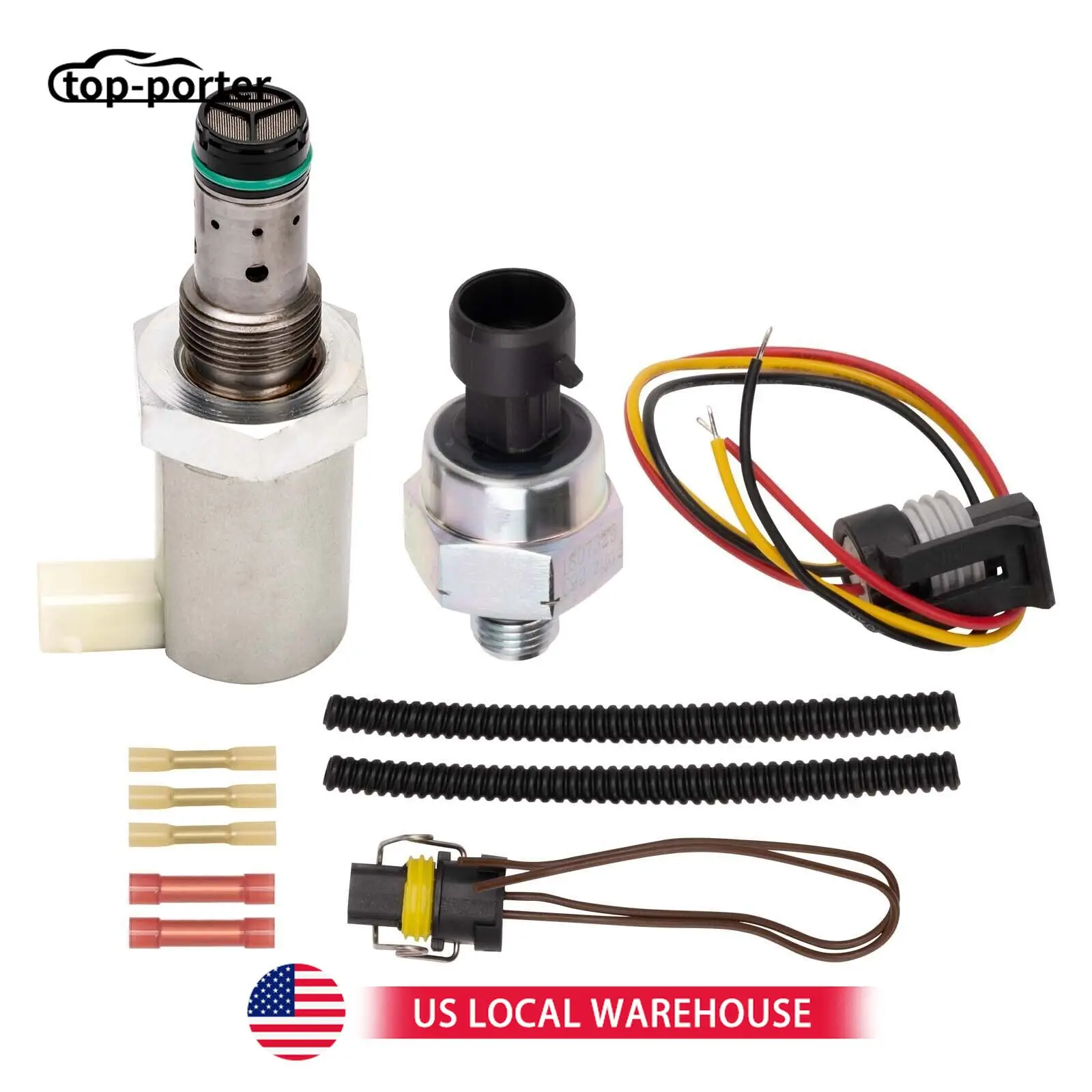 

1807329C92 ICP103 1845274C92 ICP и IPR 1 комплект для Ford International 6,0L регулятор давления впрыска топлива и датчик