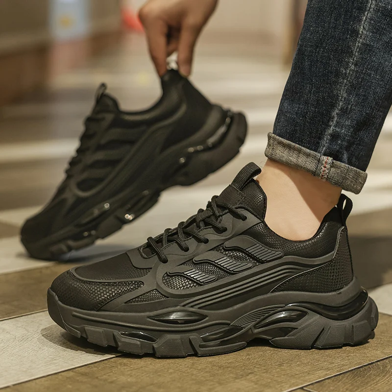 

Work Safety Shoes for Men Lightweight Protective Work Sneakers Lightweight Men Shoes Breathable Shoes Anti-Puncture Work Shoe