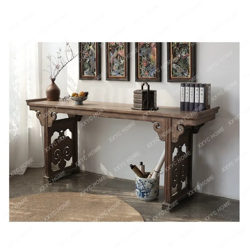 XX, and the middle hall is dedicated to the solid wood antique classic warped head incense several Xuanguan Tai