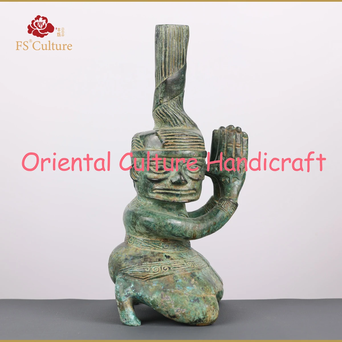 Chinese Sanxingdui Ruins Bronzes, Character Modeling, Exquisite Handicrafts, Home Ornaments, Worthy Of Collection