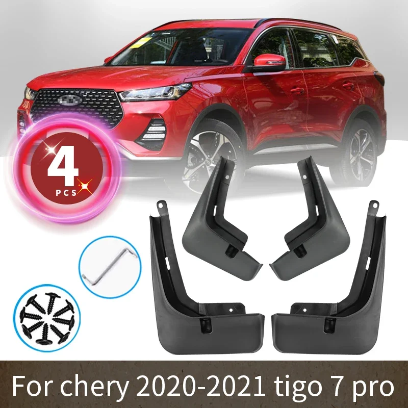 

Car Mudguards For Chery Tiggo 7 Pro Mud Flaps 2020 2021 Front Rear Fender Splash Guards Cars Accessories