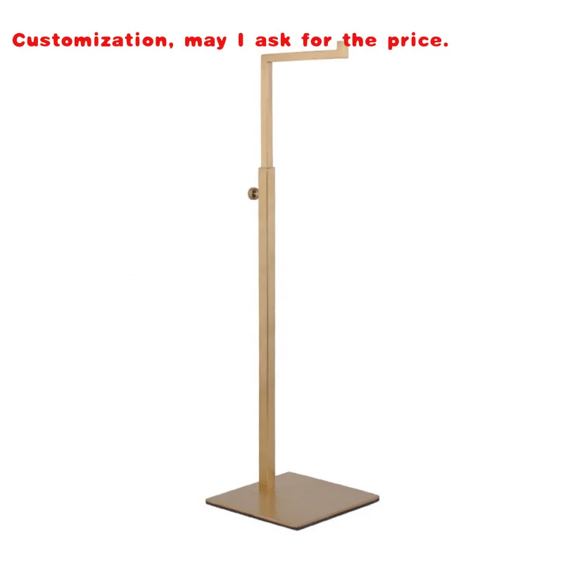 

custom.OEM Custom High Quality Golden Plating Stainless Steel Bag Stand Display