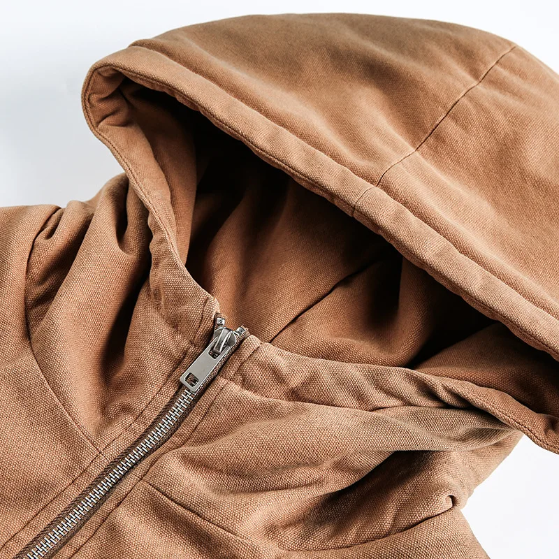 اليابانية الرجعية الأمريكية 2025 شتاء جديد مطرز مقنعين معطف القطن سترة سميكة دافئة #6