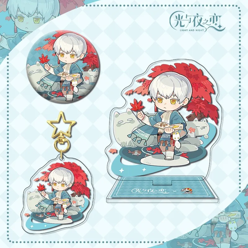 Acrylic Stand Figure Light and Night Osborn Evan Sariel Charlie Jesse Cosplay Standing Sign Keychain Pendant Q Version Badge