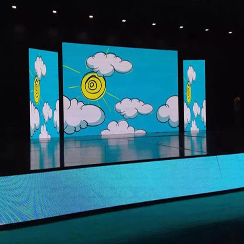 كامل اللون داخلي HD P3.91 تأجير شاشة LED سلس تجميع بين وحدات لوحات الفيديو جدار شاشة LED داخلية #6