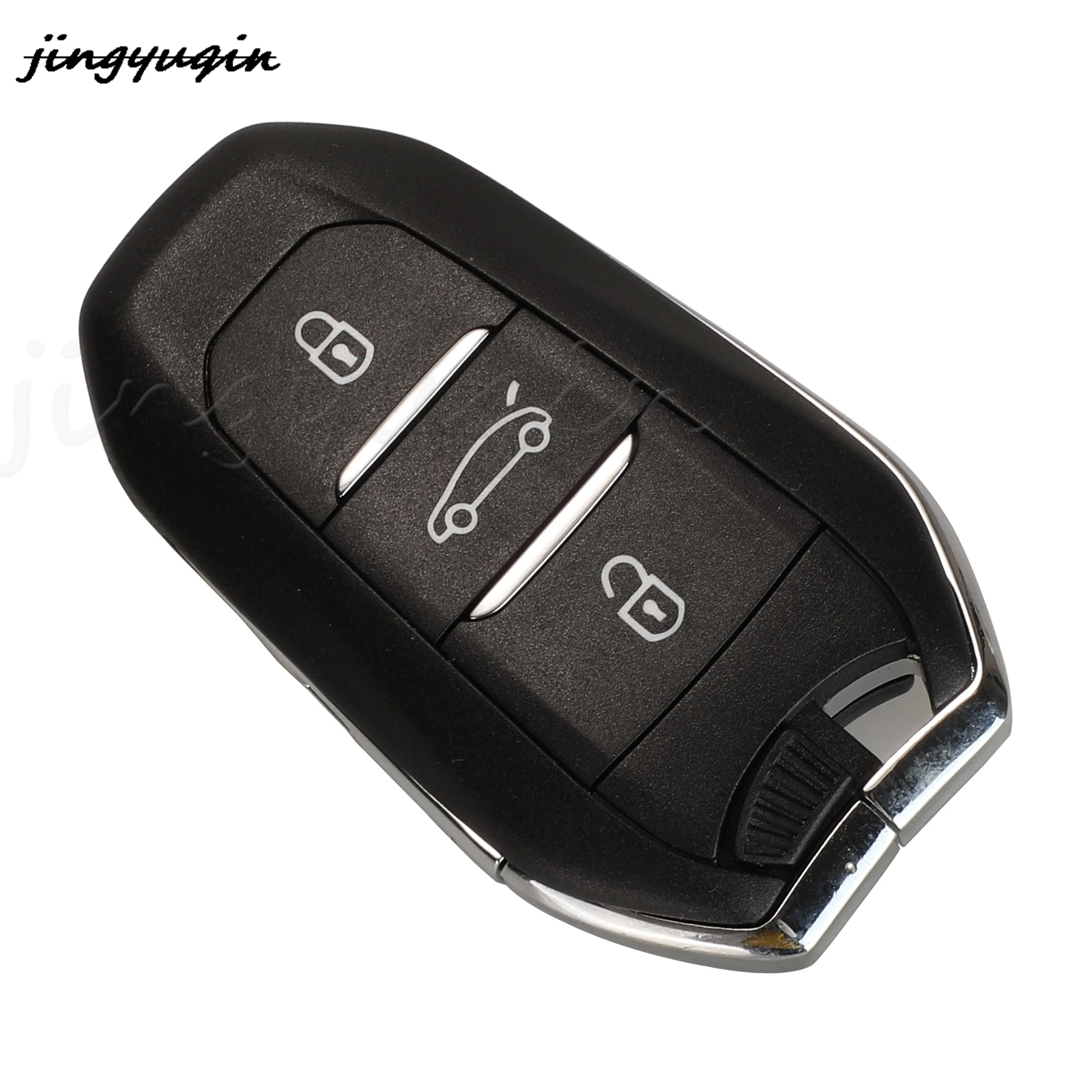 Jingyuqin 3 Bottoni Chiave A Distanza Intelligente Per Auto Fob 434Mhz Id46 Hitag2 Pcf7953 Per Citroen C4 C4L DS4 DS5 Con Lama Hu83