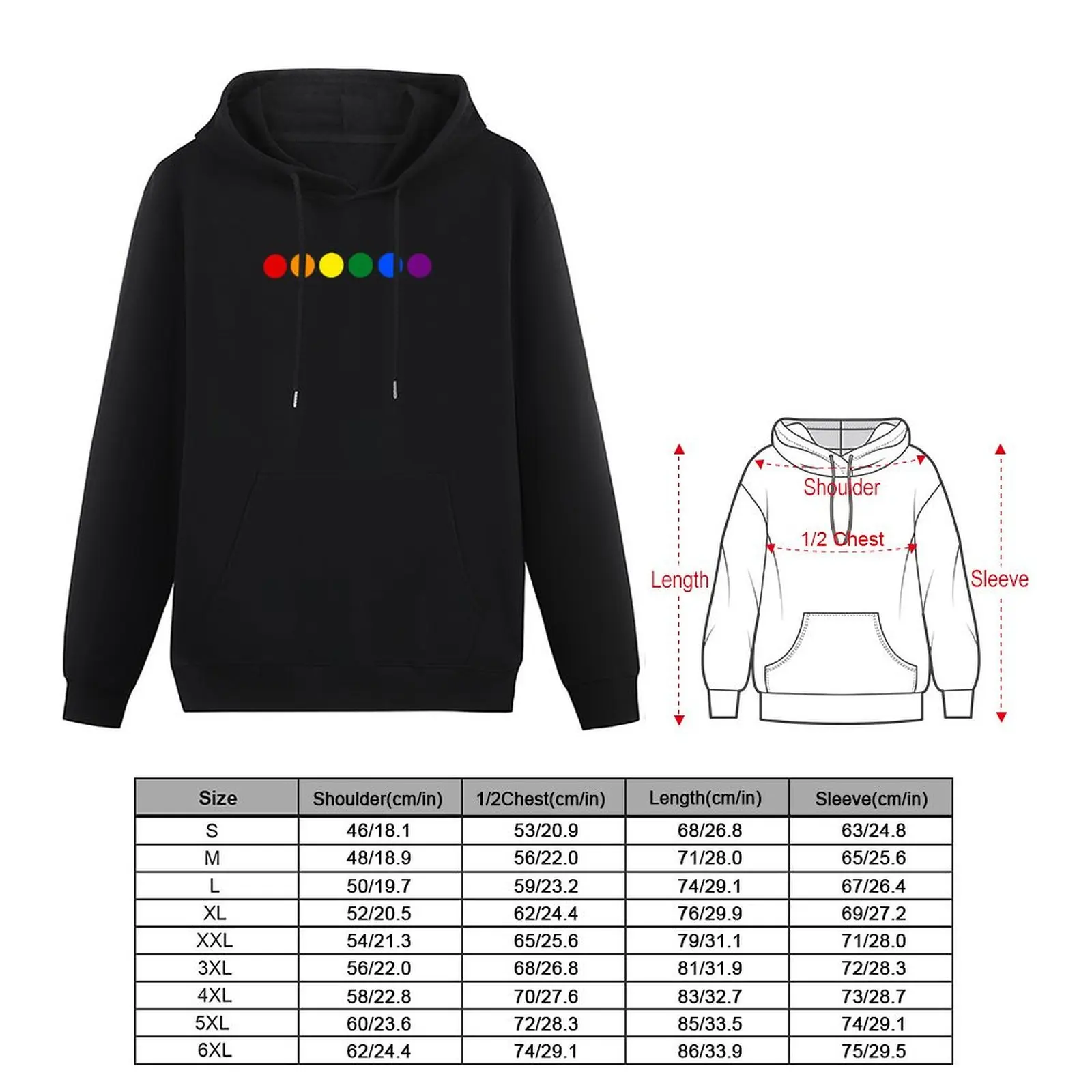 Pride polka dots Pullover Hoodie men wear men's autumn clothes fashion men autumn clothes japanese hoodie