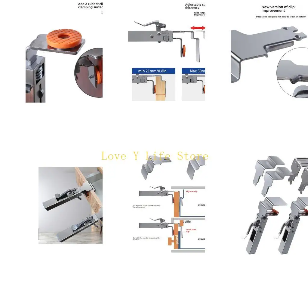 

L74C Immediate Locking Mechanism Drawer Fastening Clamps Worldwide current Hardware Arrange