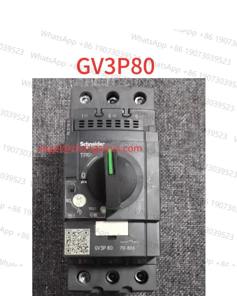 

Used GV3P80 circuit breaker