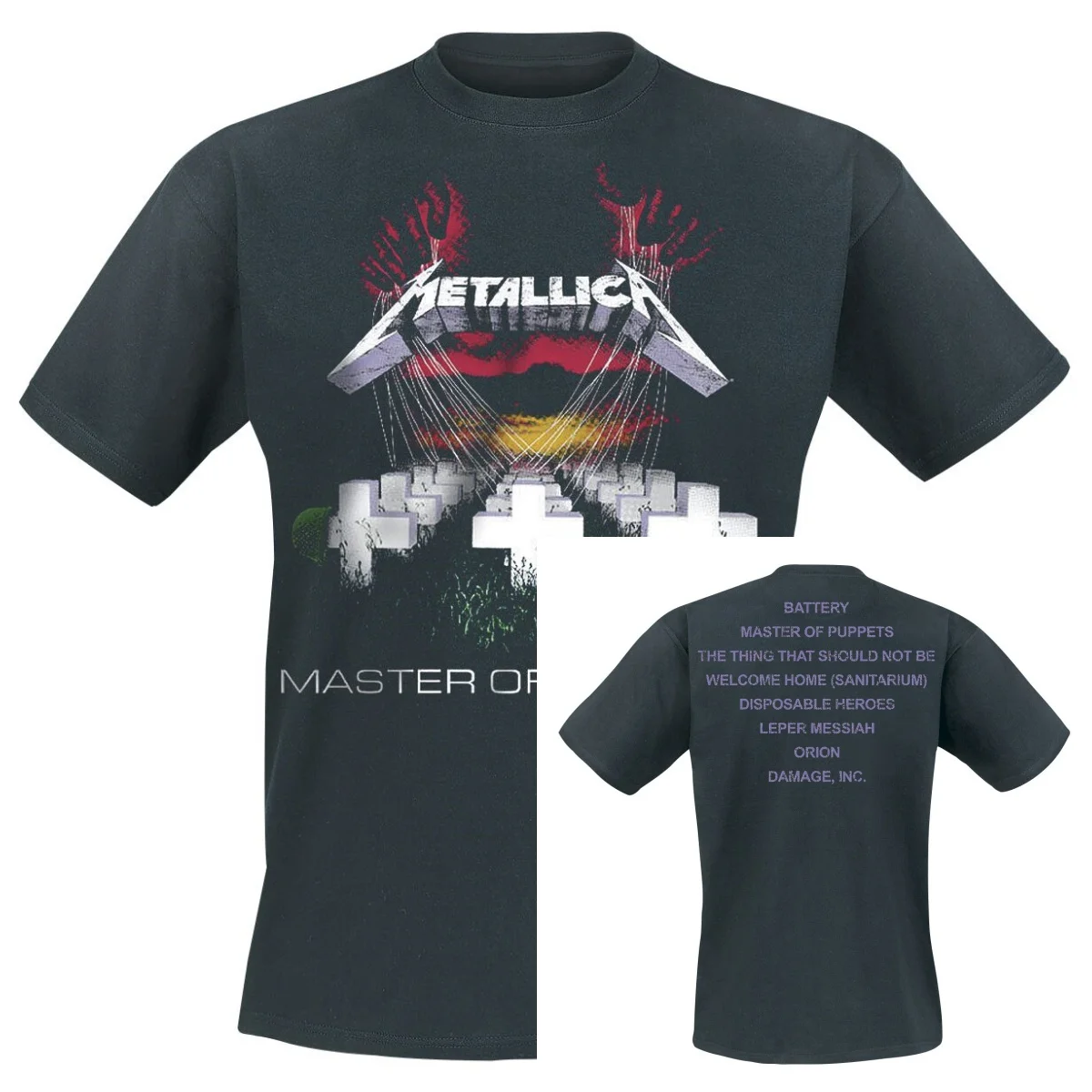 Meilleur T-shirt unisexe en coton avec motif Metallica, manches courtes, style décontracté, vintage,