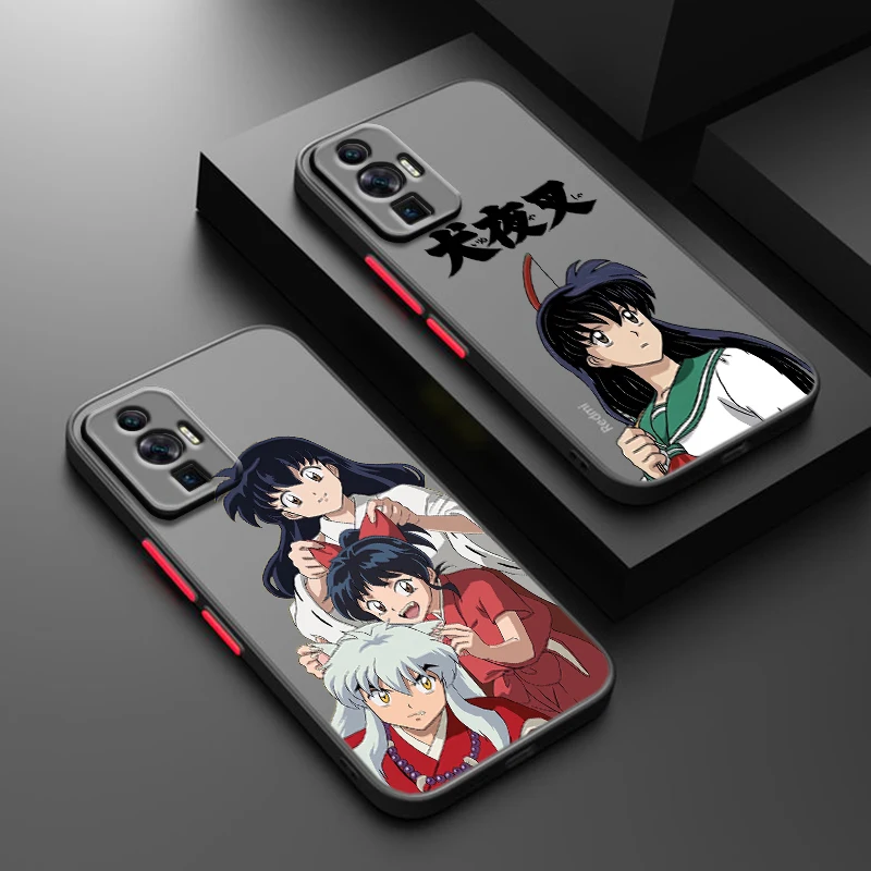 Inuyasha Sesshoumaru For Redmi 12C 11A 10X 10C 10A 9C NFC 9AT 9A 9T 8A 7A A2 Plus Power Frosted Translucent Phone Case