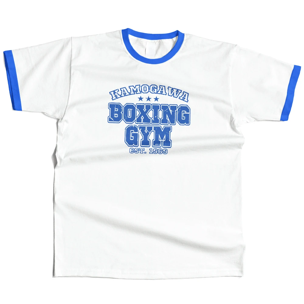 Men\'s Boxing Gym T-Shirt 100% Cotton Vintage Print Sport Tees for Men Summer Tops Sportwear