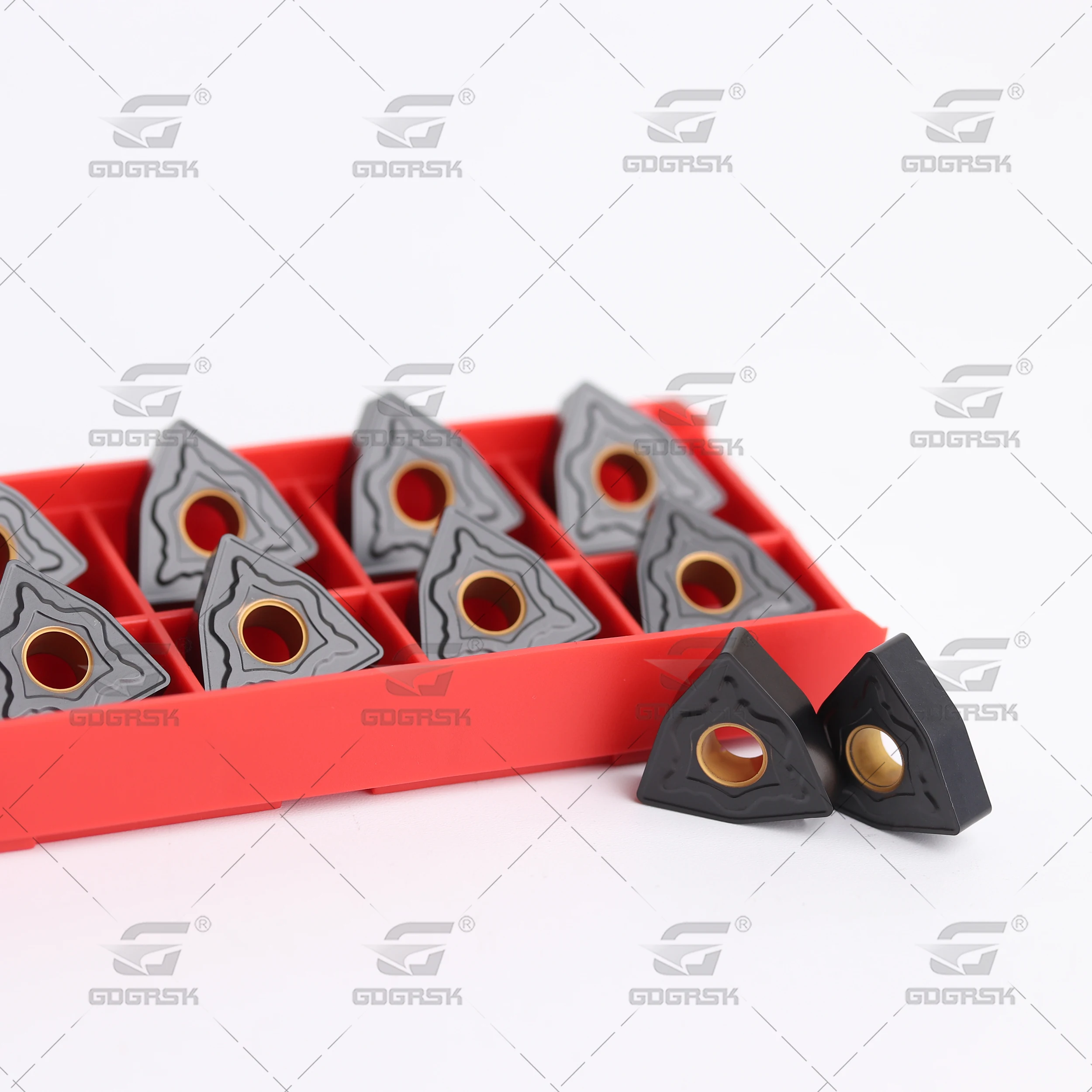 Imagem -03 - Deskar-cnc Torno Turning Tool Lâminas em Forma de Pêssego Ferramentas de Corte de Metal Adequado para Ferro Fundido Inserção de Carboneto Wnmg080408-dk Lf3018