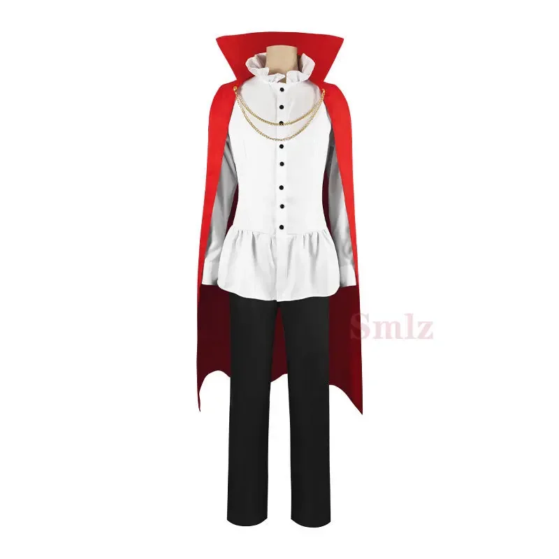 Disfraz de cosplay de Sanji para hombre, traje de uniforme de Halloween y Navidad, chaqueta y pantalones rojos, peluca de anime