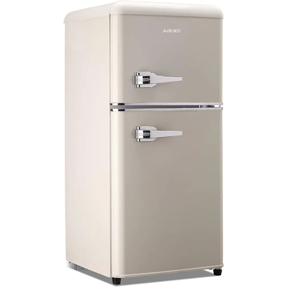 

Mini Fridge with Freezer 3.5 Cu Ft 2 Door Compact Refrigerator for Apartment, Dorm, Office, Family, Basement