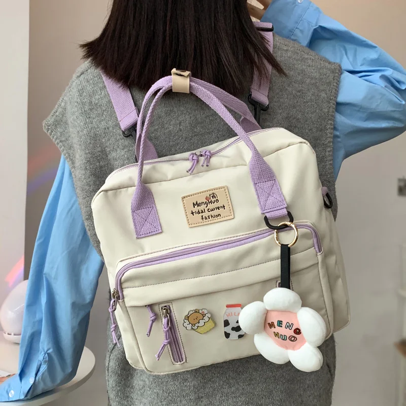 imor-cute-multifunctional-backpack-for-teenage-girls-ring-design-eva-material-shoulder-bag-fashionable-casual-style
