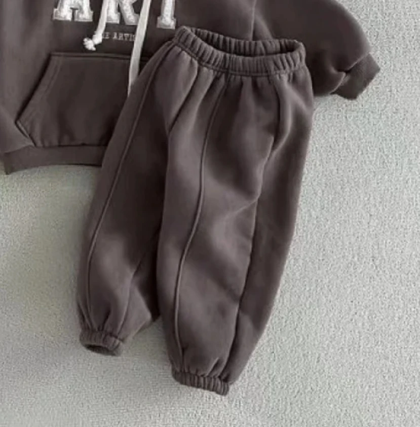 Children Autumn Winter Sweatpants Kid Loose Fit Jogger Pants Baby Infant Soft Cozy Trousers Suitable For 6M-7Y Toddler Wear Pant