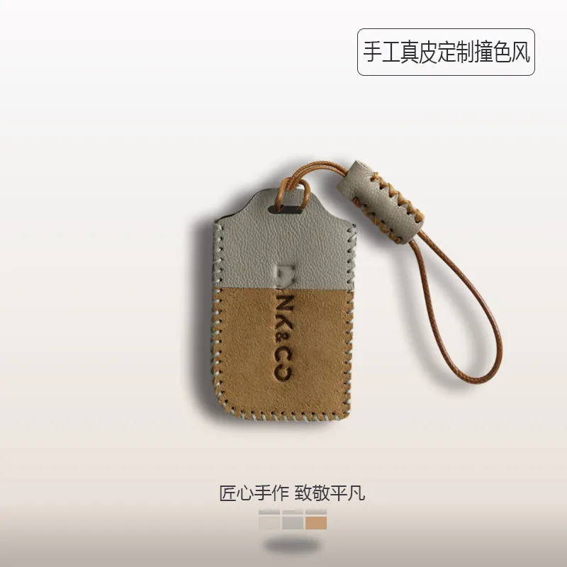 For Lynk Co 06 03 07 01 09 05 Emp 2025 Leather Car Key Bag Case Wallet Holder Key Cover Key Chains Car Accessories