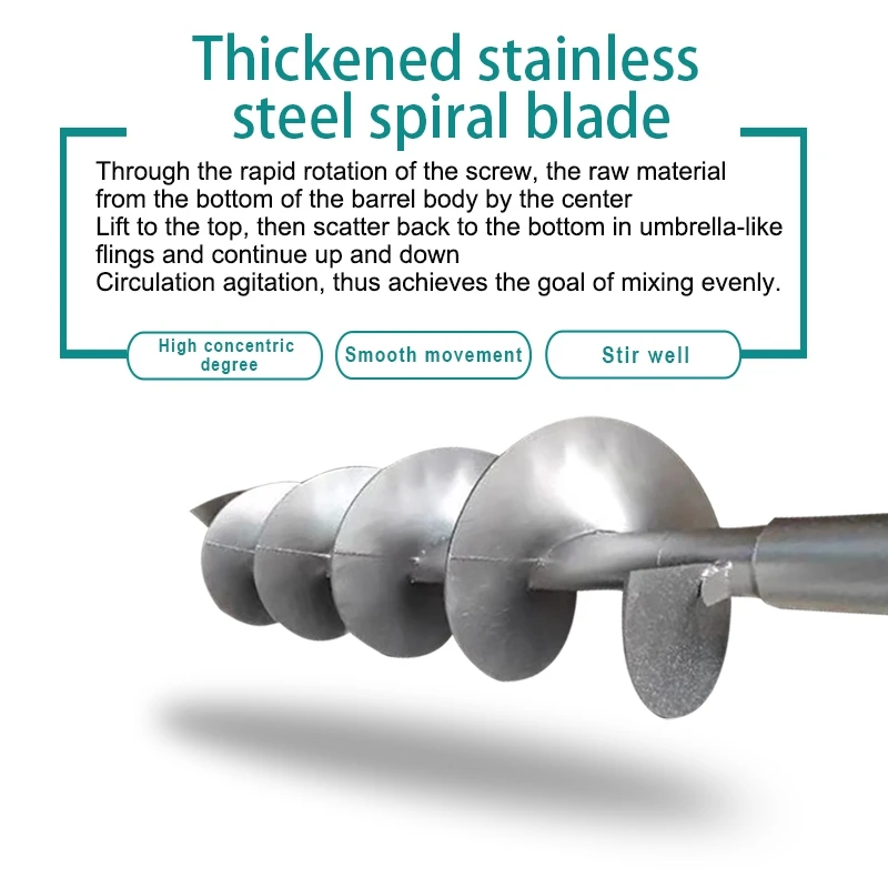 المصنع مباشرة 500 كجم الفولاذ المقاوم للصدأ آلة الخلاط العمودي البلاستيكية سعر تنافسي لمواد تغذية الحيوانات الصغيرة الكبيرة