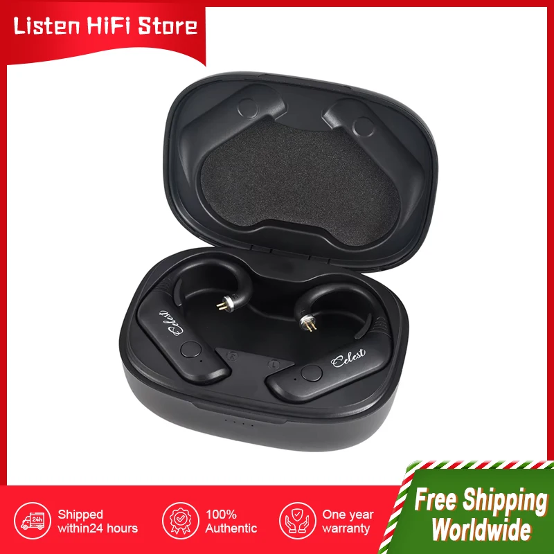 KINERA Celest-T1 Wireless Bluetooth 5.3 Headphones Ear-Mount Headse Replaceable Detachable Headphones ergonomics Earbuds IPX5