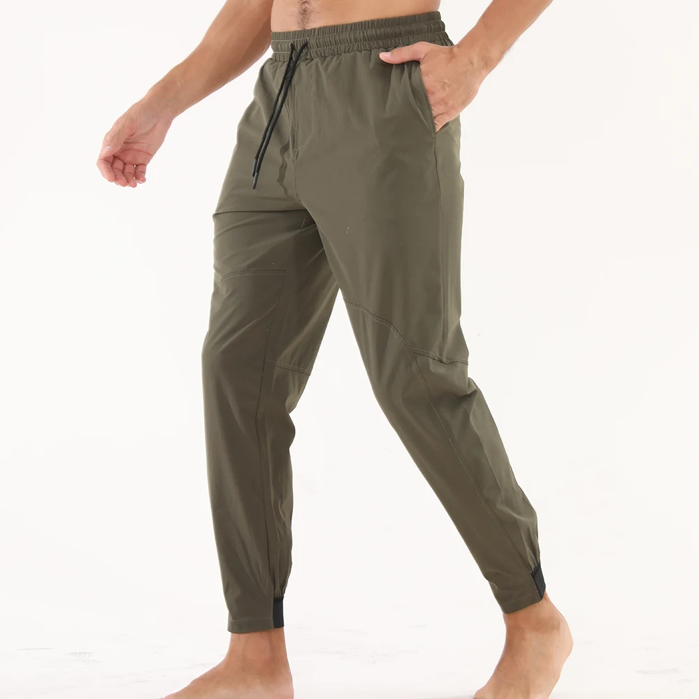 بنطال رياضي أنيق سريع الجفاف للرجال ، بنطلون لياقة بدنية رفيع ، بنطال رياضي فضفاض ، بنطال تدريب للجري ، صيف ، جديد ، طويل #2
