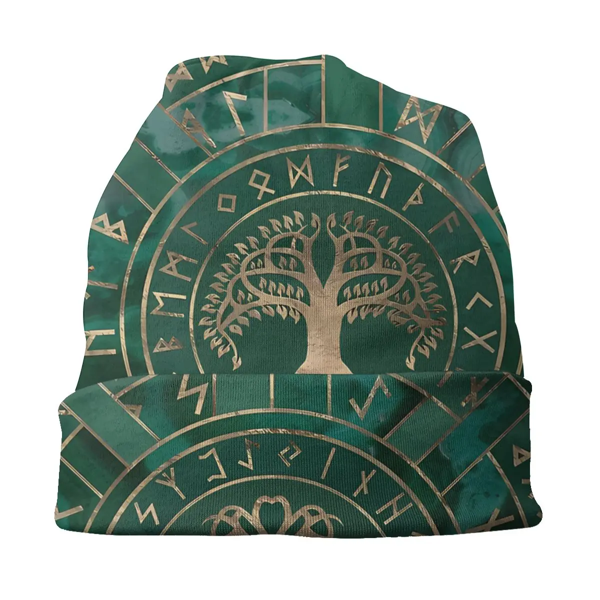 Tree of Life Viking unisex หมวกฮิปฮอปบางหมวกสองชั้นหมวกระบายอากาศ